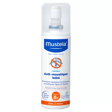 Mustela Baby-Child-Family Anti-Mosquito Baby Repellent Emulsion 100ml