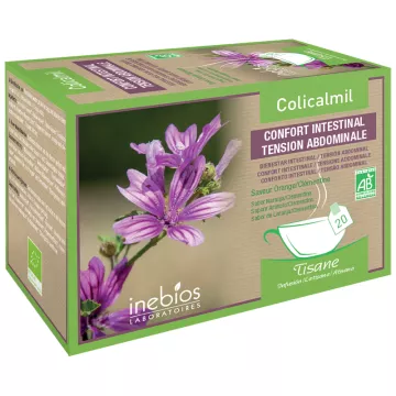 Inebios Colicalmil Confort Intestinal Tension Abdominale Tisane Bio 20 sachets