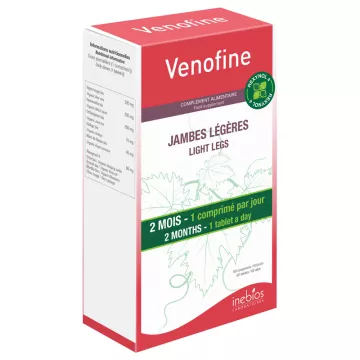 Inebios Venofine Jambes Légères 60 comprimés