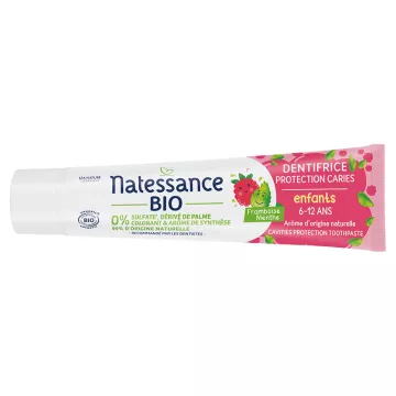 Dentifricio biologico per bambini Natessance 6-12 anni 75 ml