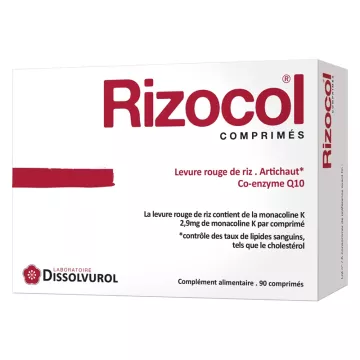 Dissolvurol Rizocol Colesterol 90 comprimidos