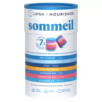 UPSA Nourished Schlaf 7in 1 30 Gummies