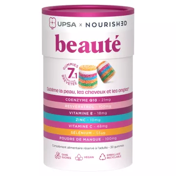 Upsa Nourished Beauty 7in1 30 жевательных конфет