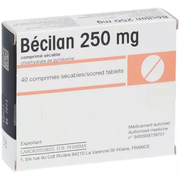BECILAN 250MG 40 tablets