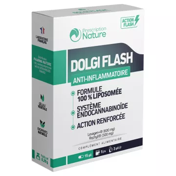 Prescription Nature Dolgi Flash PEA 15 capsules