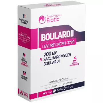 Prescription Nature Boulardii 15 gélules