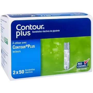 CONTOUR PLUS Test strips for glucose meter