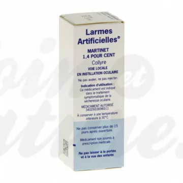 Larmes artificielles 1,4 % collyre 10 ml