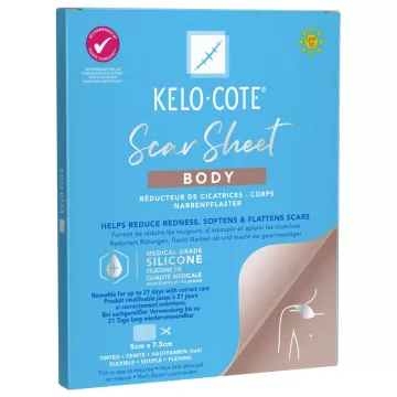 Apósito de silicona para reducción de cicatrices Kelo-Cote