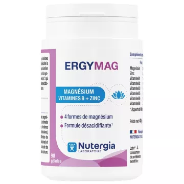 Ergymag Nutergia Magnésium Vitamine B + Zinc 90 gélules