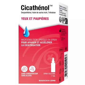 Bausch+Lomb Cicathenol Augen und Augenlider Heilendes Augenspray 17 ml