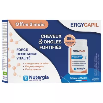 Nutergia Ergycapil Fortified Hair & Nails 3 x 90 cápsulas
