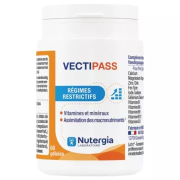 Vectipass Nutergia Régimes Restrictifs 60 gélules
