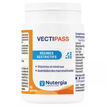 Vectipass Nutergia Régimes Restrictifs 60 gélules