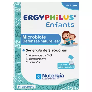 Ergyphilus Enfants Microbiotes Défenses Naturelles 14 sachets