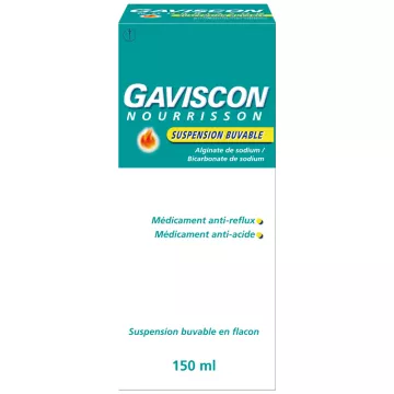 Gaviscon suspensão oral infantil 150ml garrafa