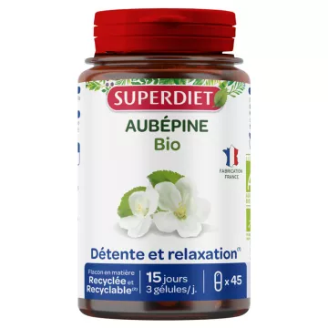 Superdiet Organic Hawthorn 45 capsules