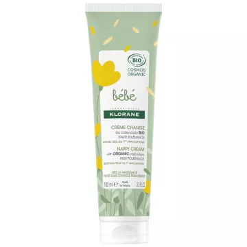 Klorane Bébé Crème Change au Calendula Bio 100 ml