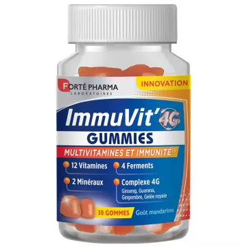 Forte Pharma Immuvit' 4g Kauwgom 30 Kauwgom