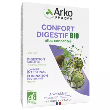 ARKOPHARMA ARKOFLUIDE BIO COMFORT 20 DIGESTIVE BULBS 10ml