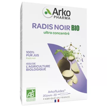 Arkofluides Radis Noir Bio 100% Pur Jus 20