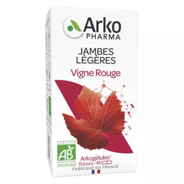 Arkogélules Vigne Rouge Jambes Légères Bio 45 gélules