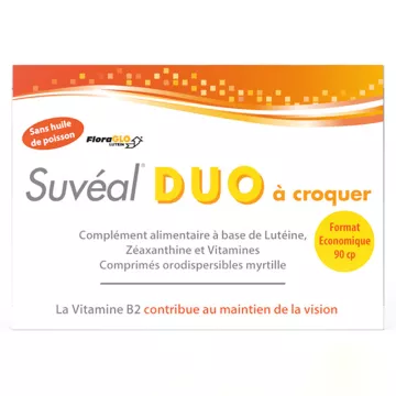 Suvéal Duo Retina 90 comprimidos masticables Densmore