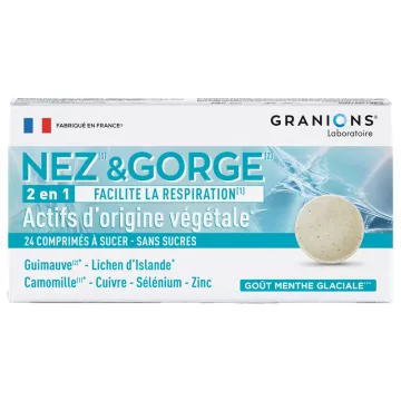 Granions Nez Gorge Comprimés à Sucer