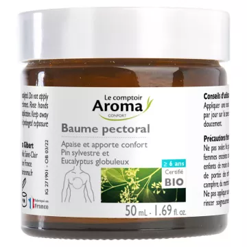Le Comptoir Aroma Органический бальзам для грудной клетки с 6 лет 50 мл