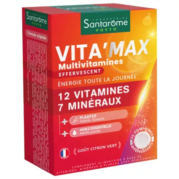 Santarome Vita Max Multivitamínico 20 Comprimidos Efervescentes