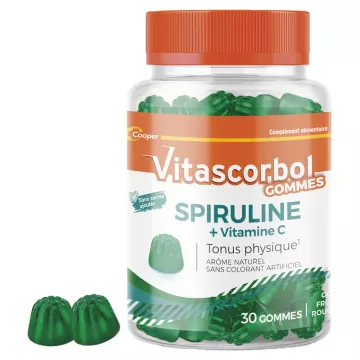 Vitascorbol Gommes Spiruline + Vitamine C 30 gummies