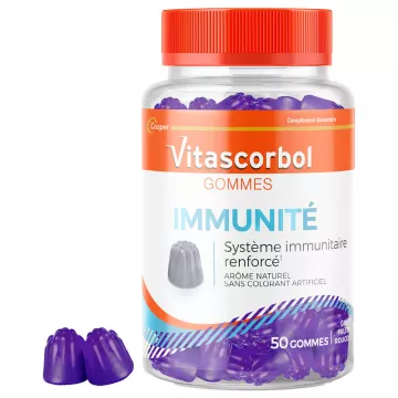 Vitascorbol Gommes Immunité 50 gommes