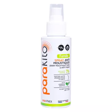 Biosynex Parakito Famille Spray Anti-Moustiques & Anti-Tiques 75 ml