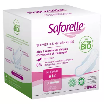 Saforelle Hygienische Binden Normal x10