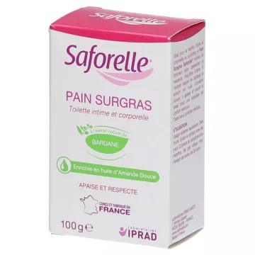 Saforelle Pain Surgras Toilette Intime et Corporelle 100 g