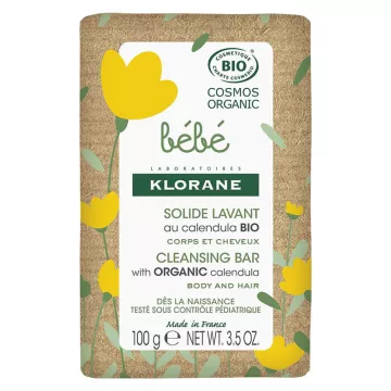 Klorane Baby Organic Solid Cleansing Bar 100 g