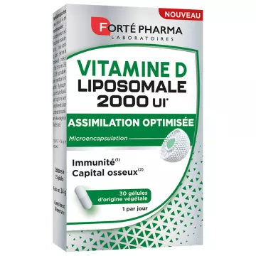 Forte Pharma Vitamina D Lipossomal 2000UI 30 Cápsulas