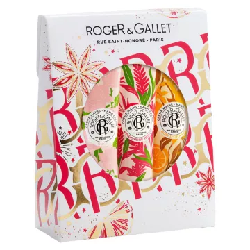 Roger & Gallet Coffret Noël Crèmes Mains 3 x 30 ml