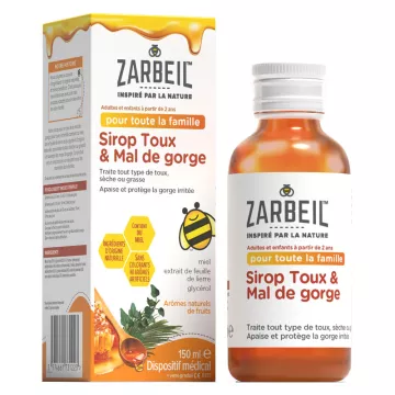 Zarbeil Syrup Adult Child Cough And Sore Throat 150ml