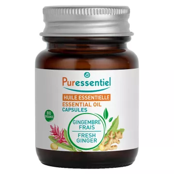Puressentiel Organic Essential Oil Ginger 60 Capsules