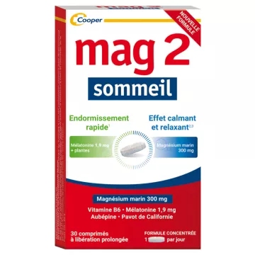 Mag 2 Sommeil Magnésium Marin Comprimés