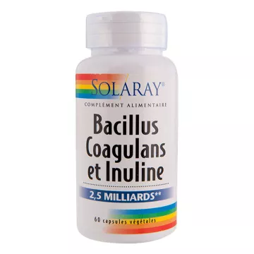 Solaray Bacillus Coagulans e Inulina 60 capsule