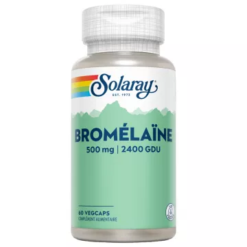 Solaray Bromelaína 500 mg 60 cápsulas