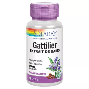 Solaray Extrait de Baies Gattilier 60 gélules