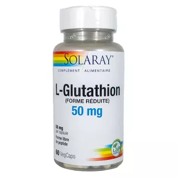 Solaray L-Glutathion Forme Réduite 50 mg 60 gélules