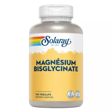 Solaray Bisglicinato de Magnésio 120 cápsulas vegetais