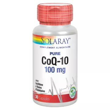Solaray Pure CoQ-10 100 mg 30 cápsulas