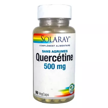 Solaray Quercetin ohne Zitrusfrüchte 500 mg 90 pflanzliche Kapseln