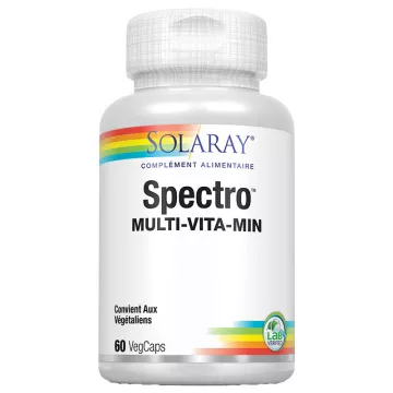 Solaray Spectro Multivitamínico 60 cápsulas vegetales