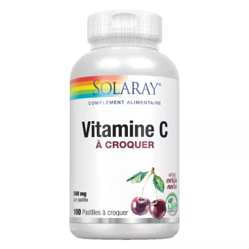 Solaray Vitamin C Chewable 500 mg 100 tablets